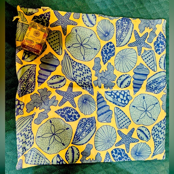 Jana Lam Other - Handmade in Hawaii Shell Print Pillowcase by Jana Lam
